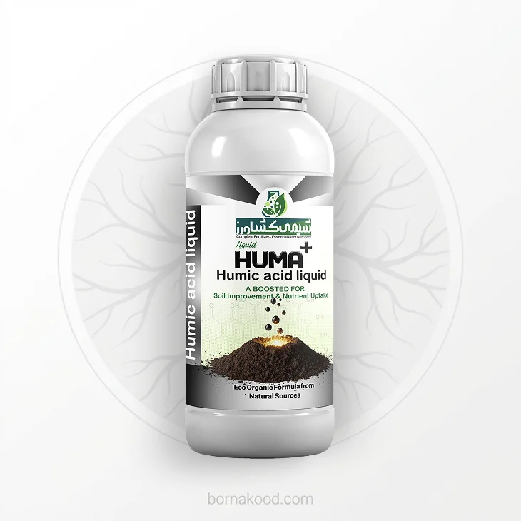 HumaPlus-1Liter کود مایع هیومیک اسید حجم 1 لیتر - برناکود